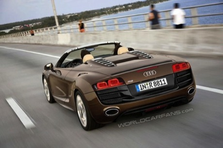 Audi R8 Spider, filtrado