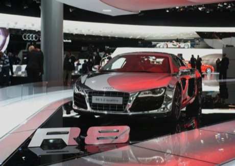 Audi R8 5.2 FSI cromado, desde Frankfurt