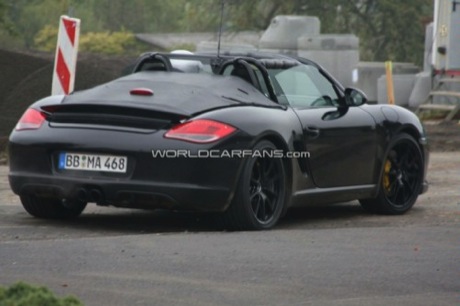 Porsche Boxster Speedster, primeras fotos espía