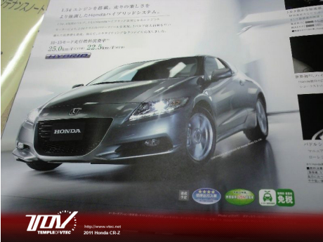 Se filtra el catálogo del Honda CR-Z