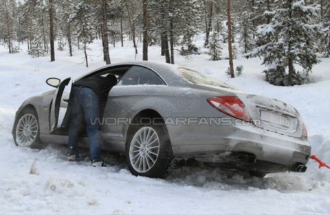 Nuevas fotos espía del Mercedes Clase S Coupé AMG... con sorpresa