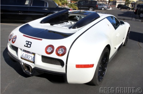 Bugatti Veyron Grand Sport Blanc Noir, desde California