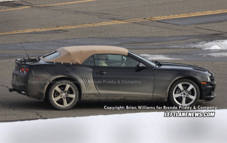 Nuevas fotos espía del Chevrolet Camaro Convertible