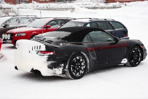 Nuevo Porsche 911 Cabrio, más fotos espía