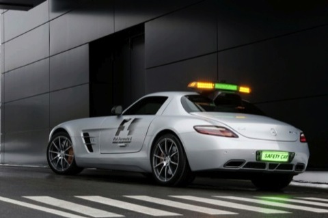 Nuevo Safety Car de la Fórmula 1: Mercedes SLS AMG Gullwing