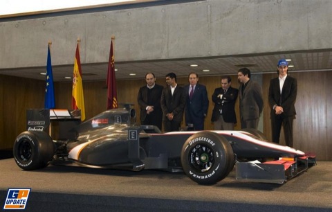 Presentación de Hispania Racing