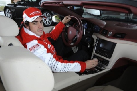 Fernando Alonso ya tiene su Maserati GranCabrio