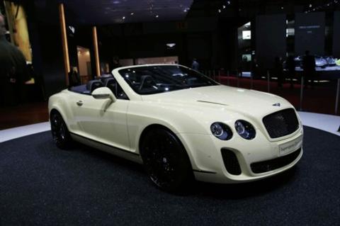 Bentley Continental Supersports Convertible, desde Ginebra