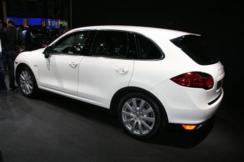 Ya en el stand: nuevo Porsche Cayenne