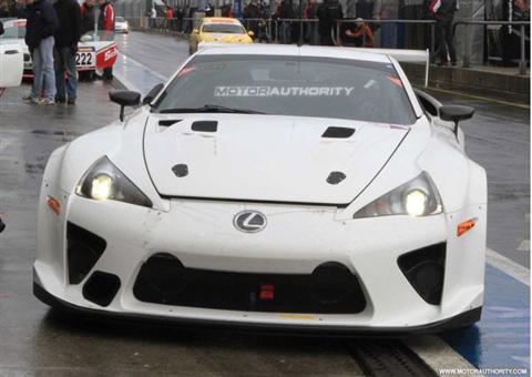 Lexus LF-A de las 24 horas de Nürburgring, cazado