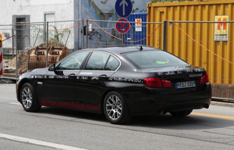 BMW Serie 5 ActiveHybrid: cazado