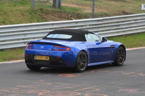 Aston Martin Vantage Roadster: nuevas fotos espía