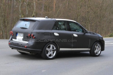 Nuevo Mercedes ML AMG: ¡fotos espía!