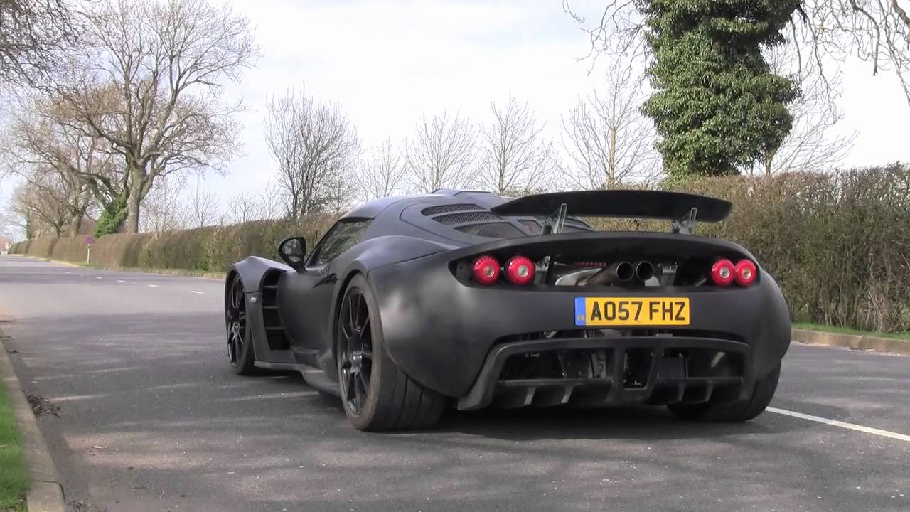 Hennessey Venom GT Prototype - Road Testing in England