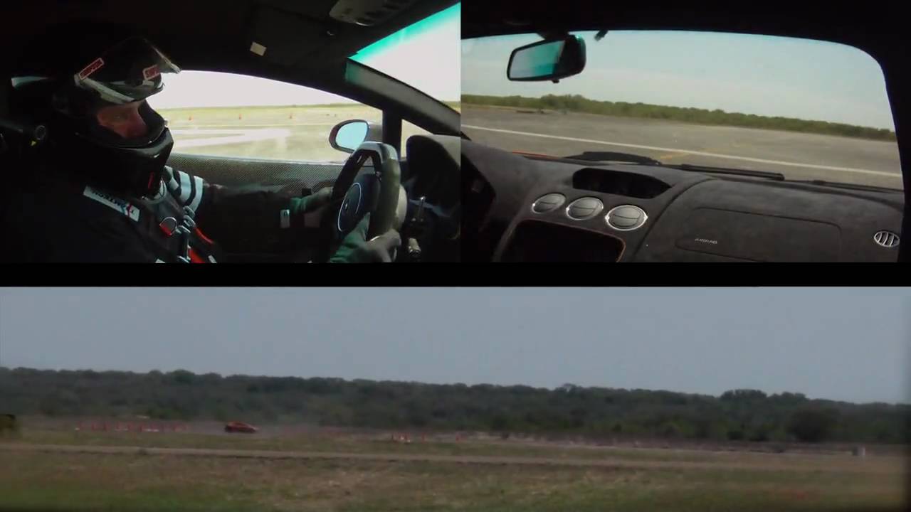 Underground Racing 250 MPH Twin-Turbo Lamborghini at the Texas Mile