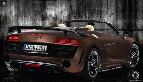 Audi R8 GT Spyder: recreaciones