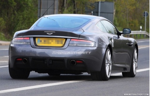 Renovado Aston Martin DB9: fotos espía