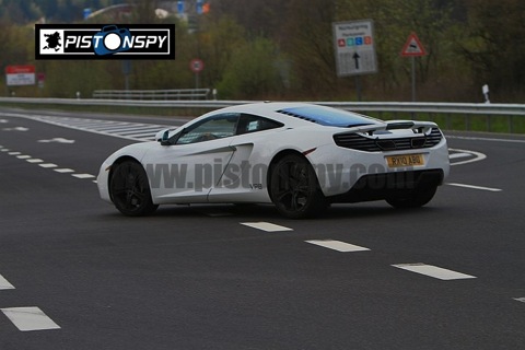 McLaren MP4-12C: fotos espía finales