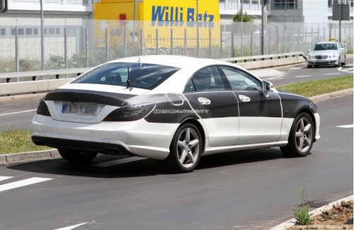 Mercedes CLS look AMG: fotos espía