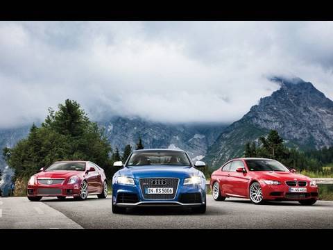 Where Eagles Dare: Cadillac CTS-V Coupe vs Audi RS 5 vs BMW