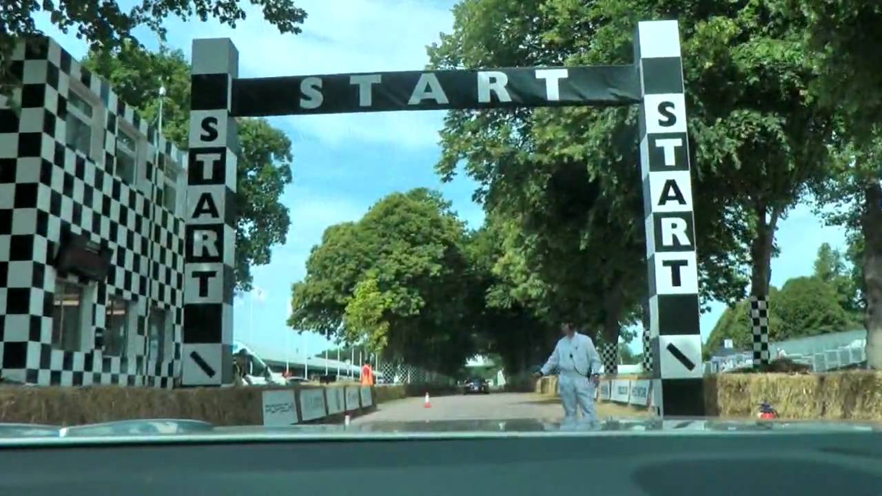 The SLS AMG at Goodwood Festival of Speed 2010