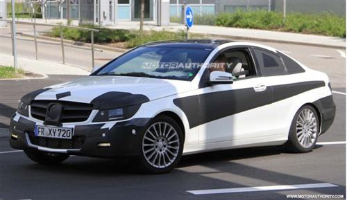 Nuevo Mercedes Clase C Coupé, fotos espía