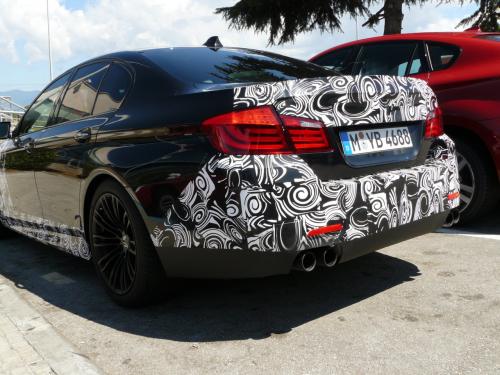 BMW M5 F10, más fotos espía desde España