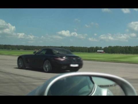 Ferrari California vs Mercedes SLS AMG