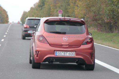 Opel Corsa OPC Nürburgring Edition, más fotos espía