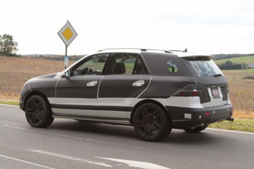 Mercedes ML 63 AMG, fotos espía