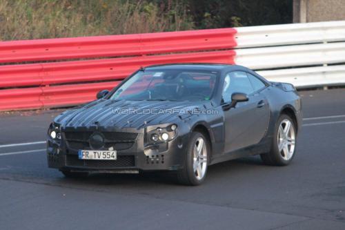 Nuevo Mercedes SL, más fotos espía desde el 'Ring