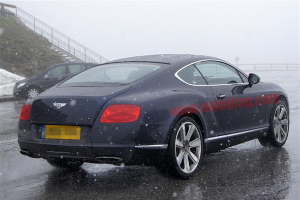 Bentley Continental GT Speed, cazado