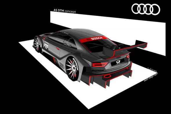 Audi A5 DTM, primeros avances