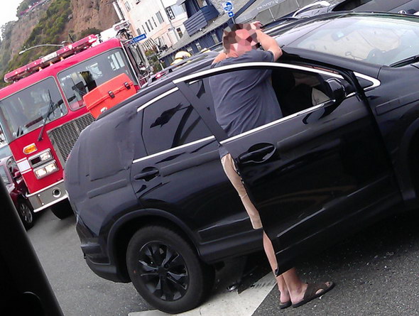 Accidente de una blogger con un 2012 Honda CR-V