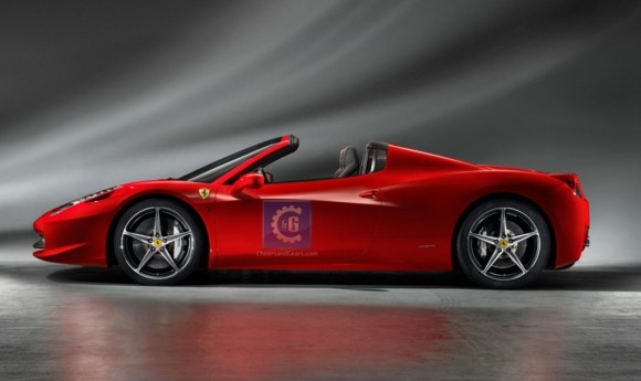 Filtradas las primeras imágenes del Ferrari 458 Spider