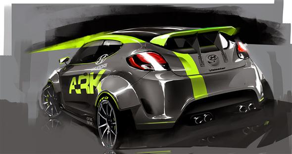 Hyundai Veloster por ARK Performance, para el SEMA