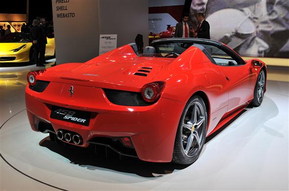 Frankfurt 2011: Ferrari 458 Spider