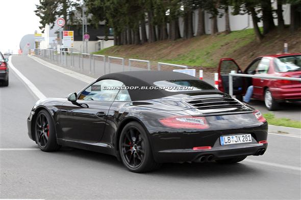 Porsche 911 Convertible, nuevas fotos espía