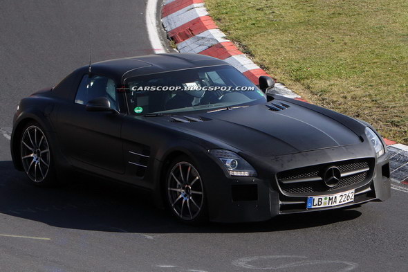 Mercedes-Benz SLS AMG Black Series cazado en Nürburgring