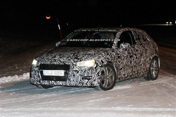 Nuevo Audi A3, fotos espía en plena nieve