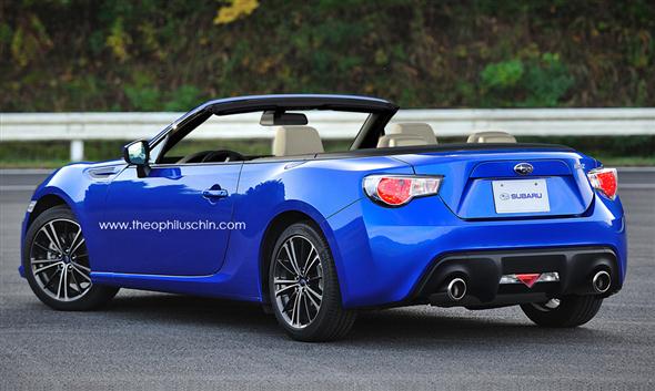 Subaru BRZ Convertible, primeras ilustraciones