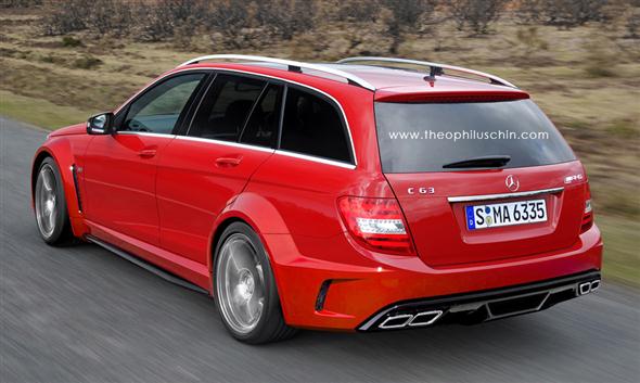 Mercedes C 63 AMG Estate Black Series, recreaciones