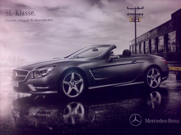 El Mercedes SL 2012 muestra su cara por primera vez