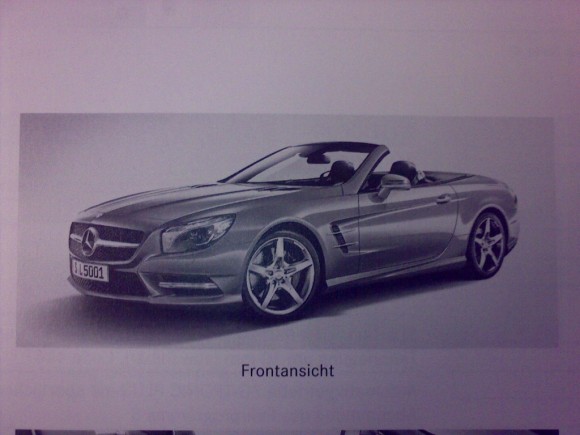 El Mercedes SL 2012 muestra su cara por primera vez