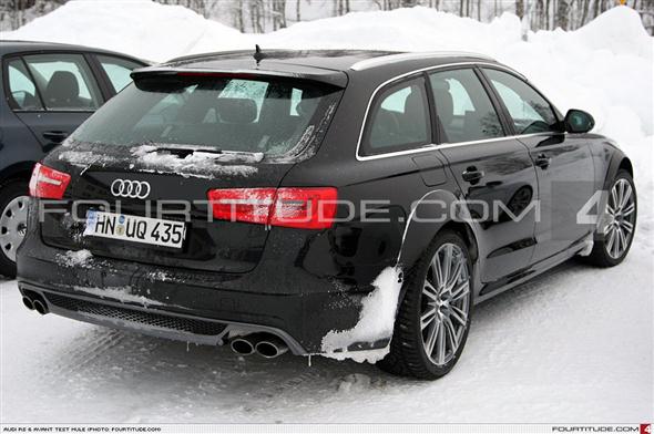 Audi RS6 Avant, cazado en la nieve