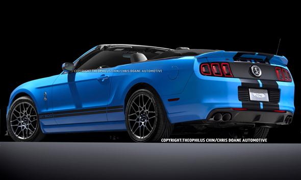 Shelby GT500 Convertible, ilustraciones