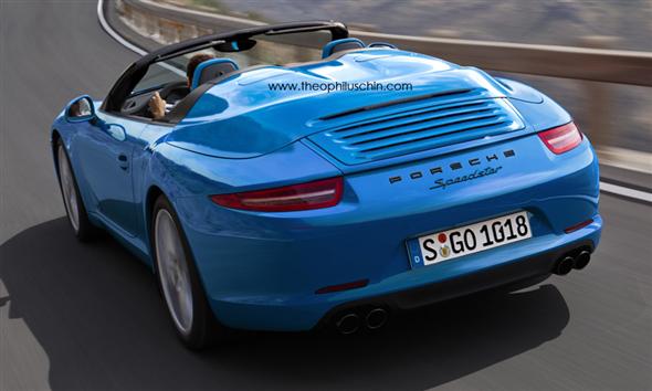 Porsche 911 Speedster, nuevas ilustraciones