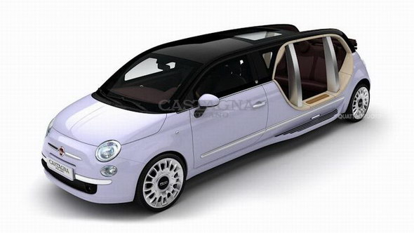 Fiat 500 limusina por Carrozzeria Castagna