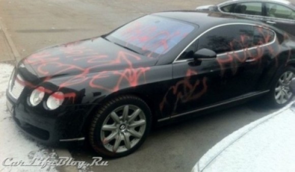 Bentley Continental GT pintado a spray