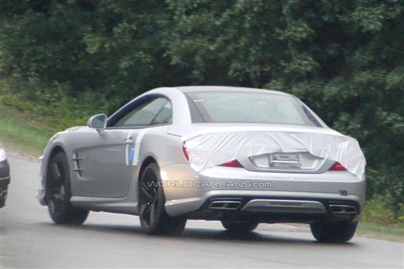 Mercedes SL 63 AMG, nuevas fotos espía